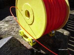 Reel Rollers with 2KG plus PLA Filament loaded