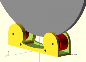 Reel Roller OpenSCAD Model