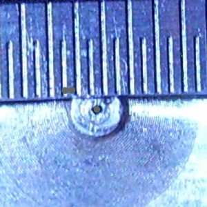 J-Head MK-IV Clone. View of a Poorly drilled Orifice