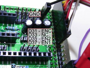 RAMPS 1.3 Click Encoder Pin Connections