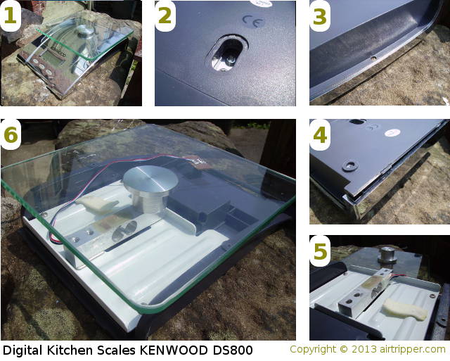 KENWOOD DS800 Electronic Digital Kitchen Scales Teardown