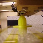 3D Printer Z Handle During Printing